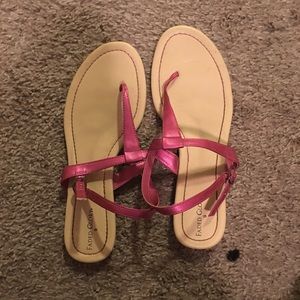 Pink faded glory sandals
